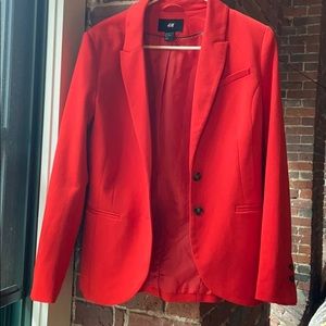 H&M red/orange blazer